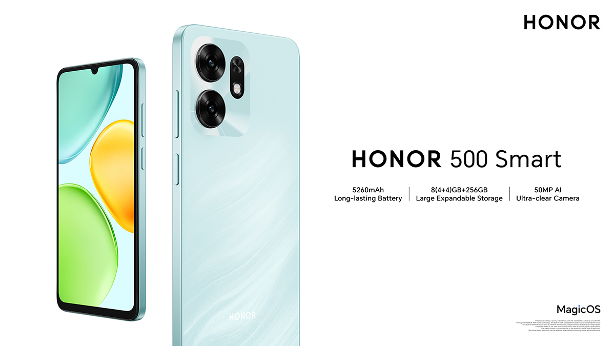 手机3D渲染、KV设计、POSM物料设计制作（honor-500-smart）